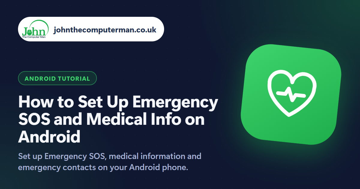 How to Set Up Emergency SOS and Medical Info on Android
